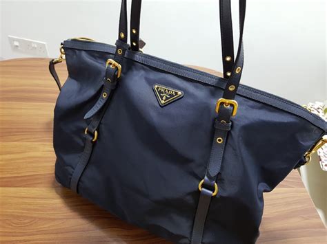 prada chain bag blue|Prada nylon shoulder bag price.